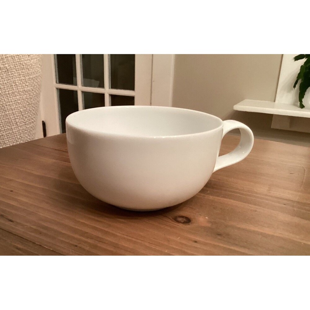 PORTMEIRION CHOICES WHITE FLAT CUP